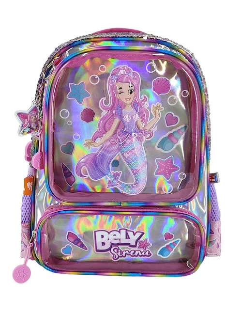 Mochila escolar Bely y Beto Fotorama Sirena Bely unisex