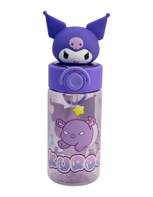 Botella de agua Kuromi con tapa rosca 500 ml 1