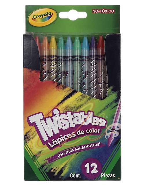Set lápices de colores Crayola redondos 12 piezas