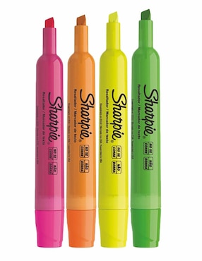 Marcatexto permanente Sharpie 4 piezas