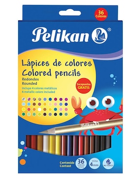 Lápiz De Color Pelikan Redondo 36 Piezas