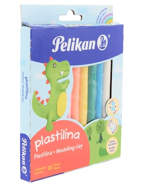 Plastilina Pelikan con 10 piezas