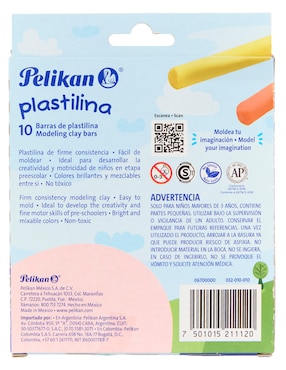 Plastilina Pelikan con 10 piezas