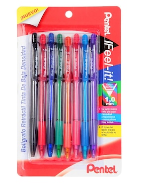 Set De 8 Bolígrafos Pentel IFeel-it!