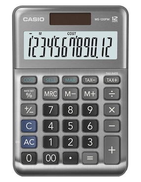 Calculadora De Escritorio Casio MS-120FM-W-DP