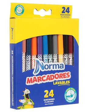Set de 24 marcadores Norma
