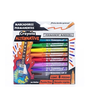 Marcador Permanente Crayola 8 Piezas