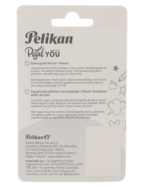Set de gomas Pelikan Pastel You