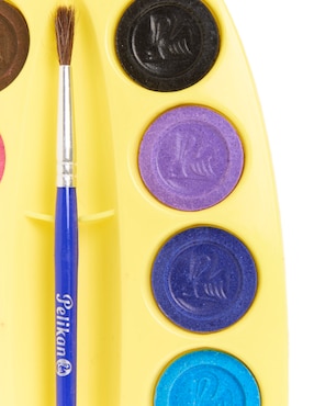 Acuarelas pastilla Pelikan 12 colores