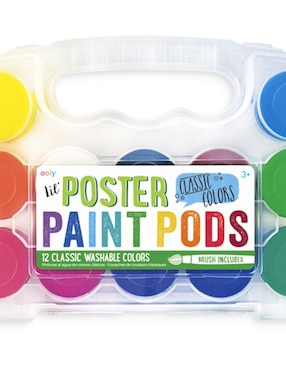 Caja De Acuarelas Ooly Lil' Poster Paint Pods 126-1