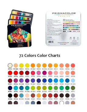 Set lápiz de color Prismacolor hexagonal 72 piezas