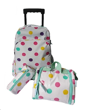 Mochila Escolar Serpentina Tutti Fruti Impermeable Unisex