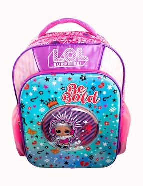 Mochila Escolar Ruz L.O.L Surprise Impermeable Para Niña