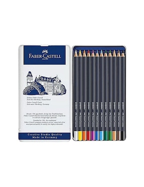 Lápiz de color Faber-Castell hexagonal 12 piezas