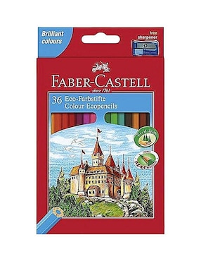 Lápiz de color Faber-Castell hexagonal 36 piezas