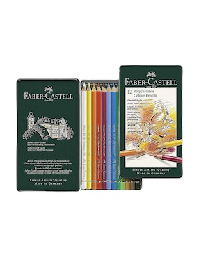 Lápiz De Color Faber-Castell Hexagonal 12 Piezas