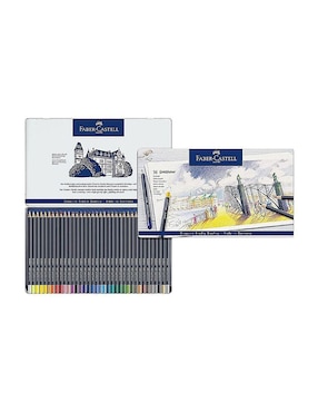 Lápiz de color Faber-Castell hexagonal 36 piezas