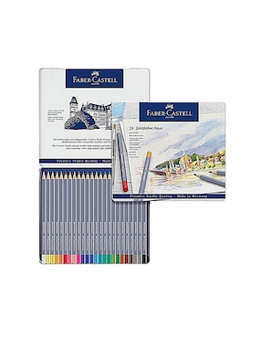 Lápiz de color Faber-Castell hexagonal 24 piezas