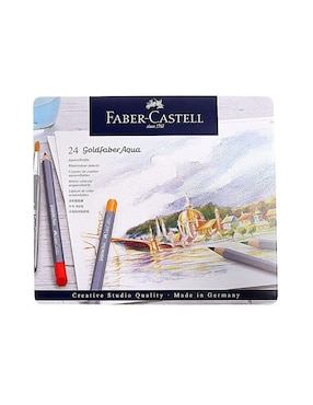 Lápiz de color Faber-Castell hexagonal 24 piezas