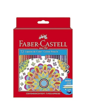 Lápiz De Color Faber-Castell Hexagonal 72 Piezas