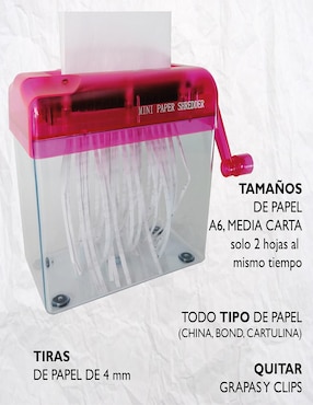 Trituradora de papel Chic Fantasy
