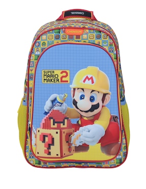 Mochila Escolar Chenson Mario Bros Para Niño