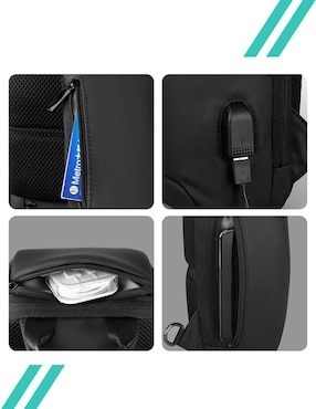 Bandolera Mark Ryden de pliéster para hombre