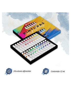 Pintura acrílica Arterox 24 piezas