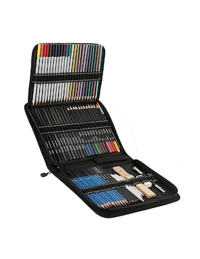 Set lápiz de color Bluelander redondo 72 piezas