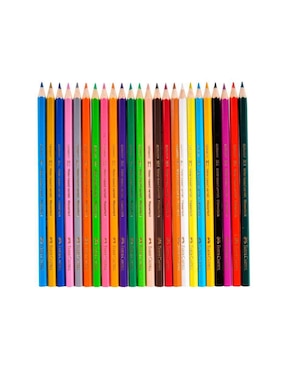 Set lápiz de color Faber-Castell Ecolapiz hexagonal 24 piezas