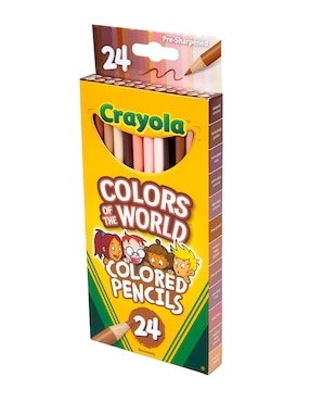Lápiz de color Crayola redondo 24 piezas
