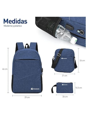 Mochila antirrobo Bluelander impermeable unisex