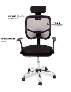 Silla de escritorio Q-Tech Q-Tech de acero inoxidable