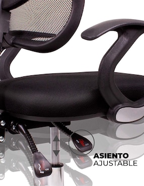 Silla de escritorio Q-Tech Q-Tech de acero inoxidable