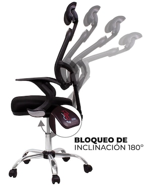 Silla de escritorio Q-Tech Q-Tech de acero inoxidable