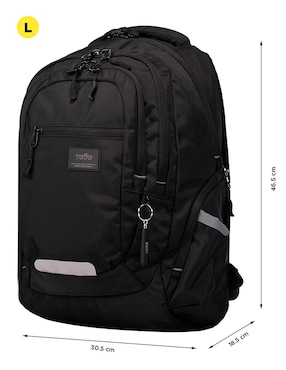 Mochila escolar Totto Yatta impermeable unisex