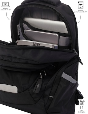 Mochila escolar Totto Yatta impermeable unisex