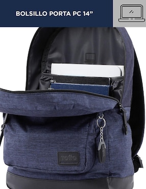 Mochila con portalaptop Totto unisex