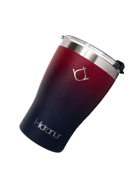 Termo Hidranur de acero inoxidable con tapa push pull 350 ml