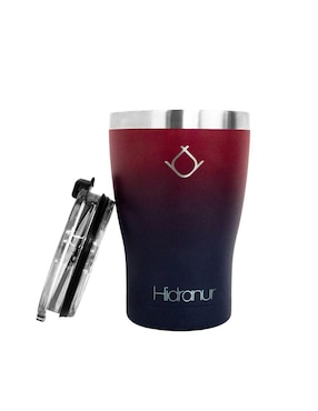 Termo Hidranur de acero inoxidable con tapa push pull 350 ml