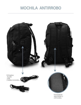 Mochila antirrobo Idea Nuova impermeable unisex