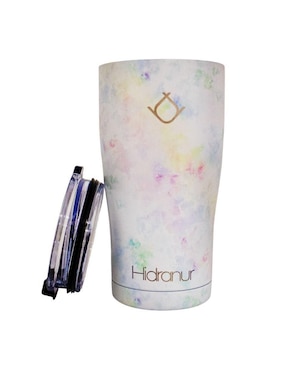 Termo Hidranur de acero inoxidable con tapa push pull 591 ml