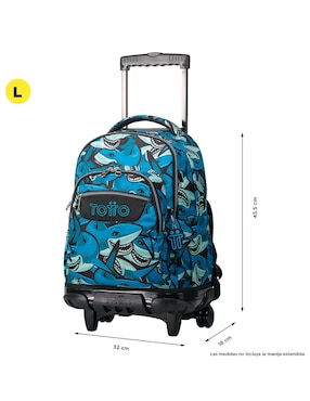 Mochila con portalaptop Totto Ecole unisex