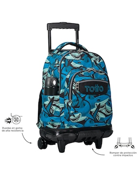 Mochila con portalaptop Totto Ecole unisex