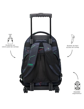 Mochila con portalaptop Totto Ecole unisex