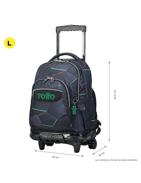 Mochila con portalaptop Totto Ecole unisex