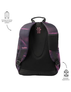 Mochila con portalaptop Totto Ecole unisex