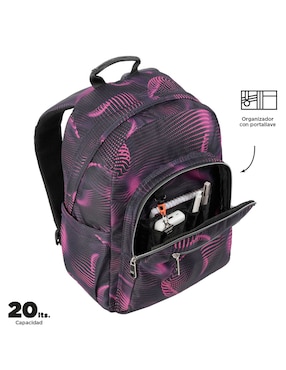 Mochila con portalaptop Totto Ecole unisex