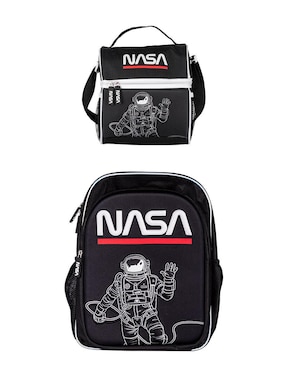 Set Mochila Escolar Nasa Astronauta 3D