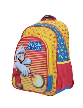Mochila escolar Fire Mario Chenson Firel unisex